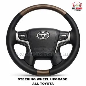 Kibadilisho cha Steering Wheel cha Toyota Series - Ngozi & Mbao