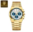 Poedagar Chronograph Watch ya Wanaume - 1