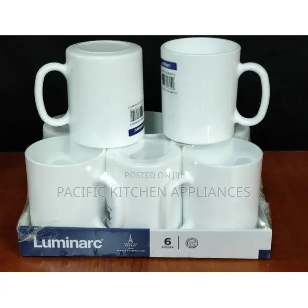 Luminarc 6pcs Premium White Essence Mugs - 1