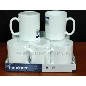 Luminarc 6pcs Premium White Essence Mugs
