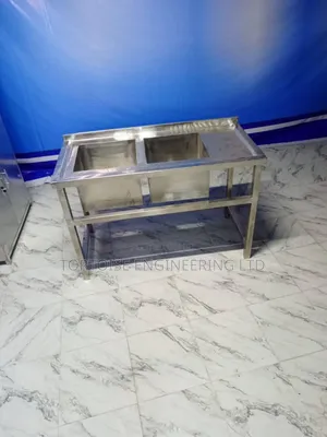 1.2m Commercial Double-Compartment Sink