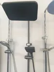 Modern Gunmetal Gray Thermostatic Shower System - 1