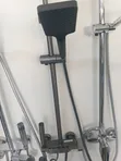 Modern Gunmetal Gray Thermostatic Shower System - 2