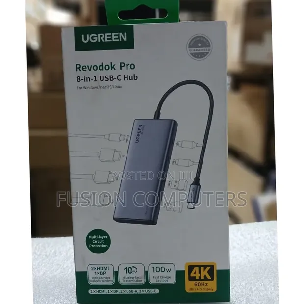 Ugreen CM639 Aluminum USB-C Hub/Docking Station - 1
