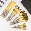 5-Piece Gold Stainless Steel Cutlery Set - 2