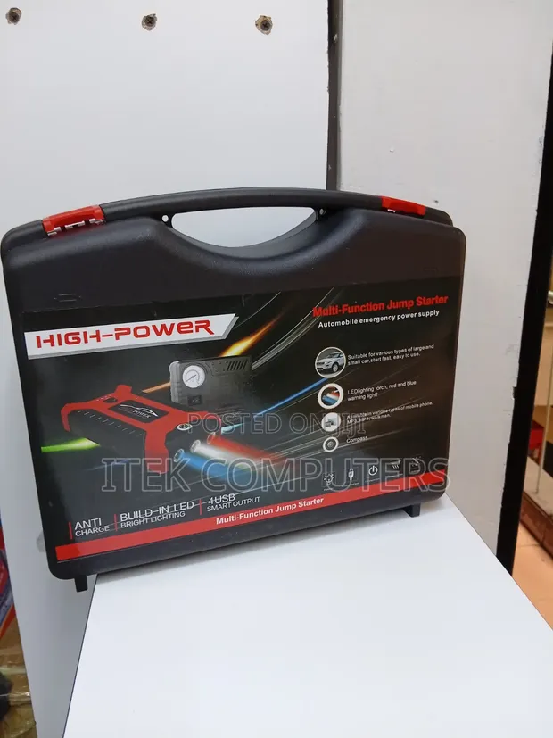 Portable Car Jump Starter Kit na Tyre Inflator - 1