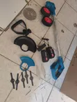 Cordless Brush Cutter na Blades na Magurudumu ya Ziada - 2