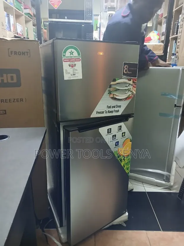Decho 138L Friji Milango Miwili - Fedha - 1