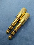 LD Gold Plated 6.35mm hadi 3.5mm Stereo Audio Adapter - 1