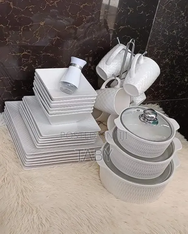 Signature Housewares 28-Piece Dinner Set Mpya - 1