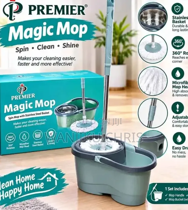 Premier Magic Mop - Mpya Kabisa - 1