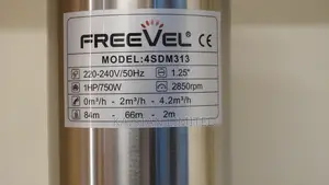 Freevel 1HP Submersible Borehole Pump 4SDM313 | 84M Head