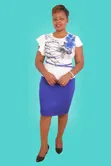 Gauni la Kifahari la Bluu kwa Wanawake - Jipya Kabisa - 2