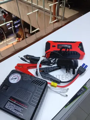 Roadside Emergency Kit with 12V Battery Booster & Tyre Inflator