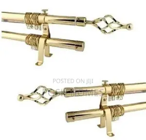 Versatile Curtain Rods & Drapes - Brand New