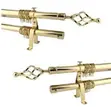 Versatile Curtain Rods & Drapes - Brand New - 1