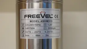 Freevel 1HP Borehole Submersible Pump | 84m Head