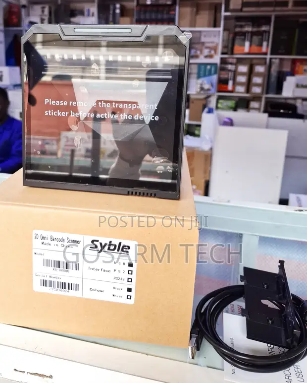 XB-8808G 2D Barcode Scanner - Hands-Free for Retail POS - 1