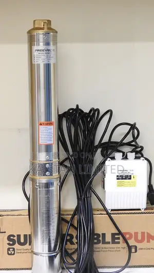 Freevel 1HP Deep Well Submersible Pump (84M Head)