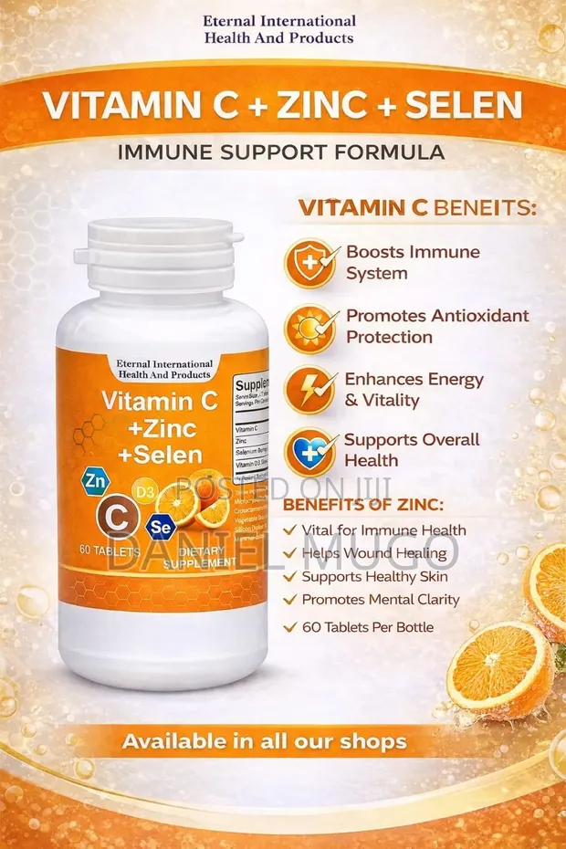 Vitamin C Zinc Selenium Supplement - 1