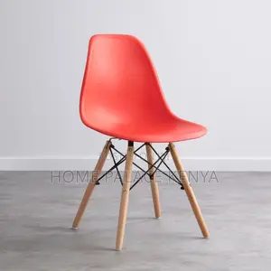 Elegant Eames Style Dining Chair - Red
