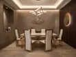 Dining Set ya Marble - Seaters 6, Vifaa vya Dhahabu - 3