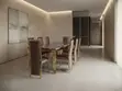 Dining Set ya Marble - Seaters 6, Vifaa vya Dhahabu - 4