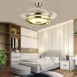 Bluetooth Ceiling Fan Light Chandelier - 2