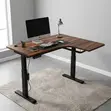 1.4M Curved Electric Height-Adjustable Desk - 3