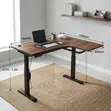 1.4M Curved Electric Height-Adjustable Desk - 4