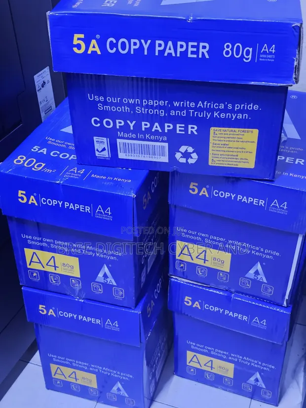 Reams 5 za A4 Photocopy Paper (500 Sheti) - 1