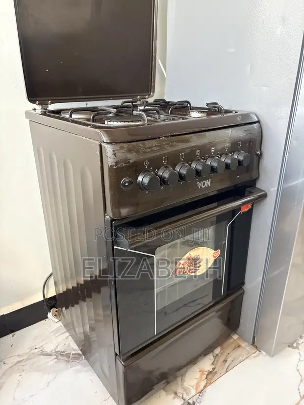 Von 4-Burner Gas Cooker with Electric Oven - 1