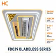 Ceiling Light with Fan - 2