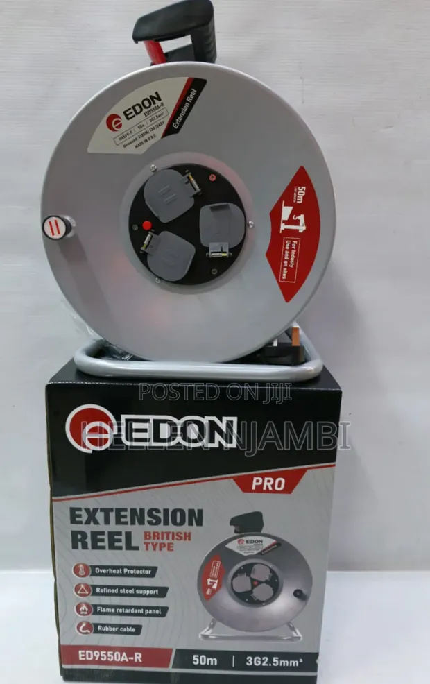 Edon Extension Cable Reel 2.5mm 50m - 1