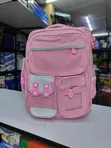 Daypack Nyeusi Nyepesi yenye Kamba za Kuonekana kwa Wavulana na Wasichana - 2