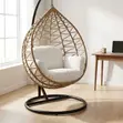 Outdoor Hammock Swing Chair - Brown - 1