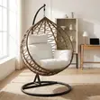 Outdoor Hammock Swing Chair - Brown - 3