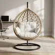 Outdoor Hammock Swing Chair - Brown - 5