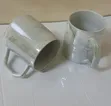 Nordic Ceramic Cups (Grey, 450ml) - 2
