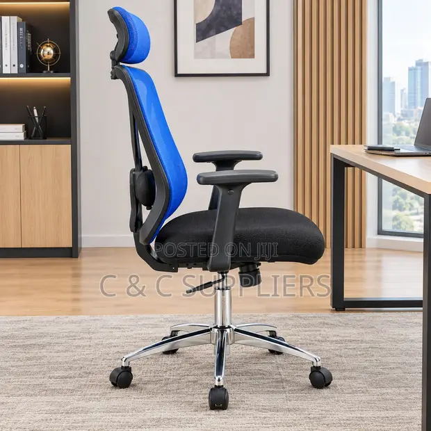 Kiti cha Ergonomic cha Swivel chenye Lumbar Support - 1
