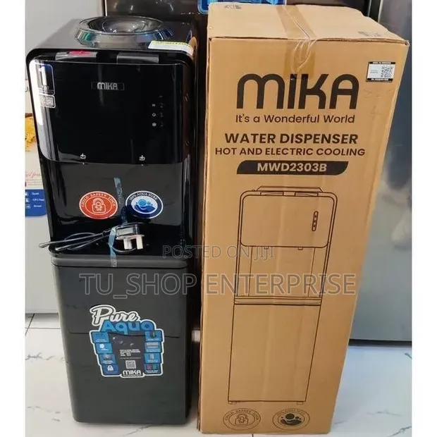 Mika 2-Tap Water Dispenser ya Maji ya Moto na Baridi - Muundo wa Kisasa - 1