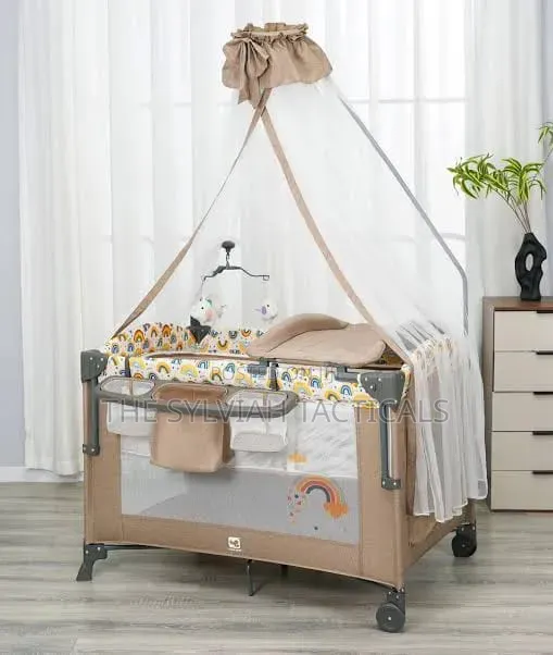 Portable Baby Cot - Brand New - 1