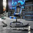 Office Computer Gaming Chair - Blue - 2