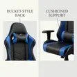 Office Computer Gaming Chair - Blue - 4