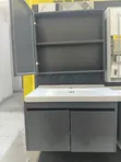 Modern Dark Grey Bathroom Vanity Unit with Mirror Cabinet - 2
