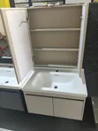 Zang Modern Bathroom Vanity Unit with Mirrored Cabinet - 2