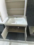 Zang Modern Bathroom Vanity Unit with Mirrored Cabinet - 3
