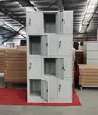 15-Door Office Locker Cabinet - Steel Staff Storage - 4