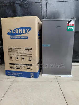 Ecomax BCD-90 90L Single-Door Refrigerator - Dark Silver