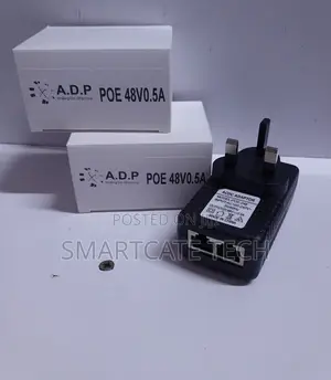 48V PoE Injector Adapter - Passive Ethernet Power Supply